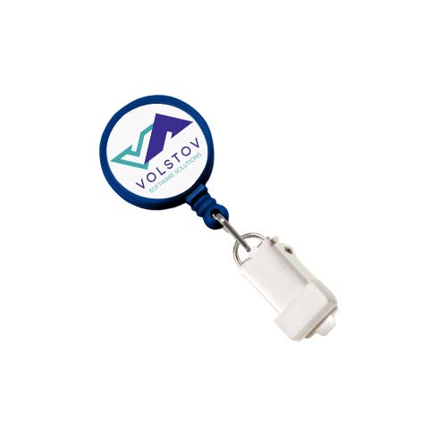 Badge Reels with Card Clamp 55CC MyBadges Canada