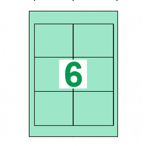 Coloured Name Badge Inserts 4" x 3" B2ACOL B2ACOL MyBadges Canada