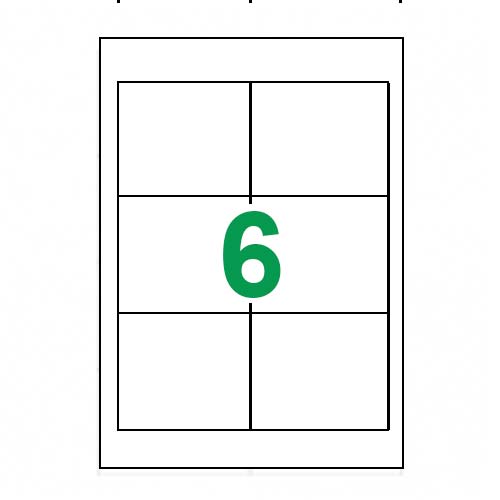 Name Badge Inserts 4" X 3" B1AWHT B1AWHT MyBadges Canada