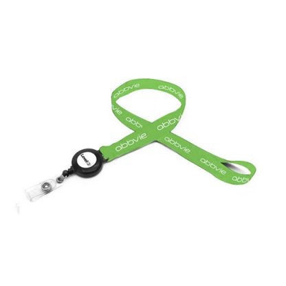 MyBadges Pro  Lanyard w/ Badge Reel, 1-Colour Imprint - Image 5