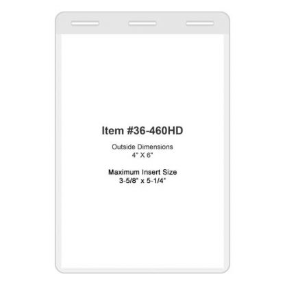 Credentials Holder - 3 5/8" x 5 1/4" <br><h3> 36-460HD