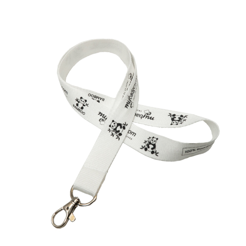 SuperValue Bamboo Lanyards, 1-Color Imprint - Image 2